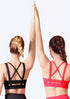 Wisdom Symbol Red Sports Bra